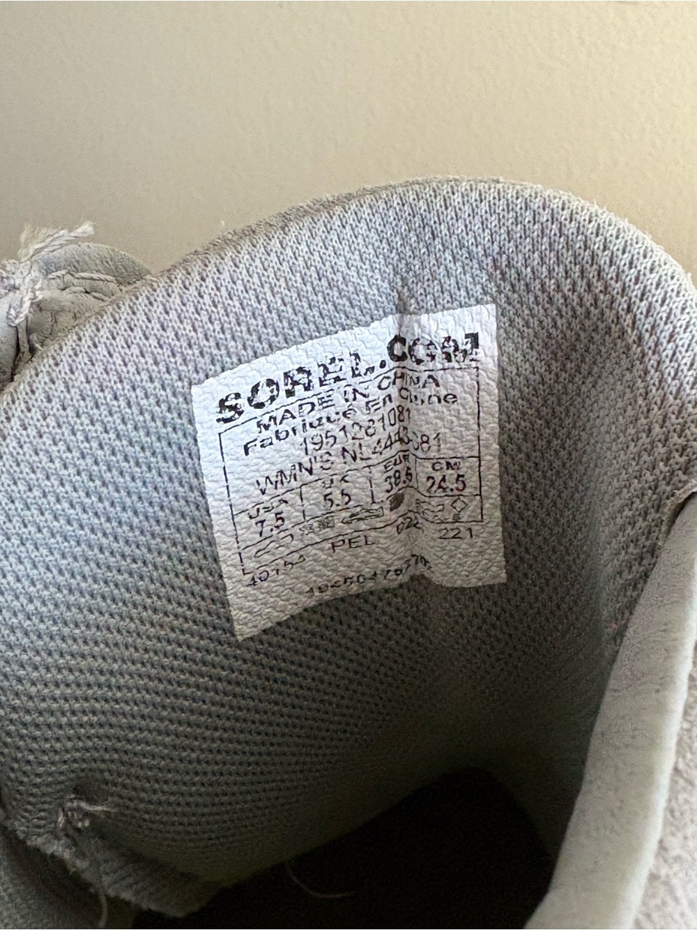 Sorel Women's Out N About Wedge II Boots Grey Suede Size 7.5 - Picture 9 of 9